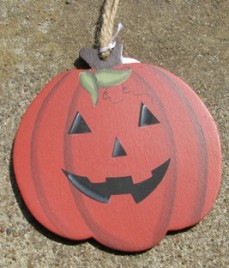 wd1137 Wood Halloween Pumpkin 