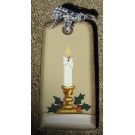   1467 - Candle Wood Tag