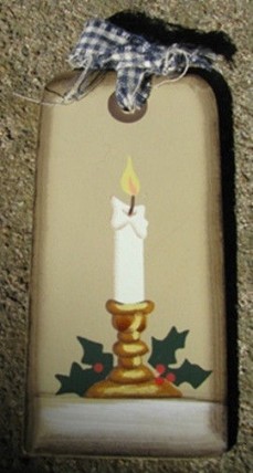   1467 - Candle Wood Tag