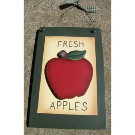 Country Apple Plaque WD2021A - Fresh Apples 